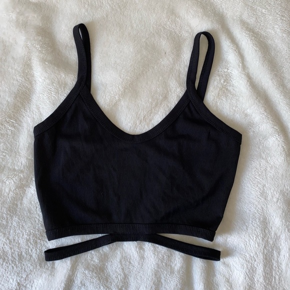SHEIN Tops - CutOut Ribbed Crop Tank Top